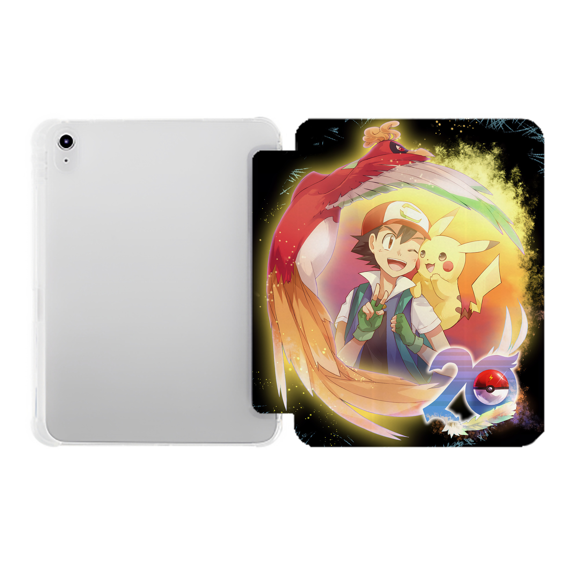 （画像用） ポケットモンスター Pokémon IPad ケース ペン収納付き 三つ折りスタンド PUレザー×シリコン 対応機種9.5/10.5/10.9インチ